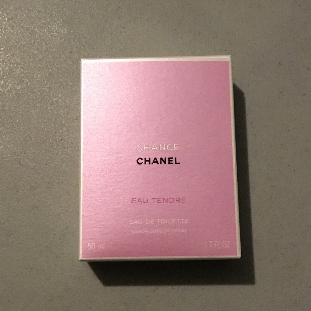 CHANEL CHANCE EMPTY BOX NO PARFUM SIZE BOX 1.7 FL.OZ PINK/OFF WHITE